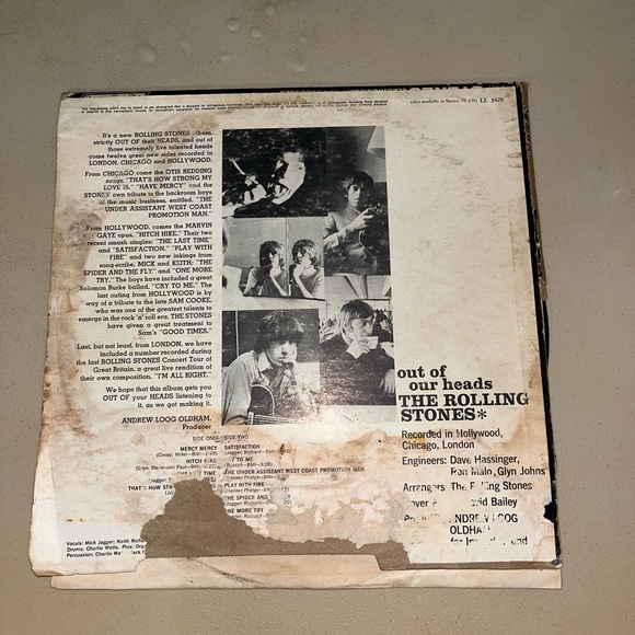 💙 The Rolling Stones Out of Our Heads Vinyl Album - Picture 2 of 4